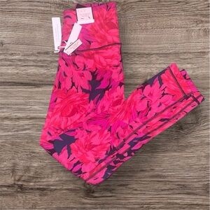 Victoria's Secret Bold Pink Floral Leggings